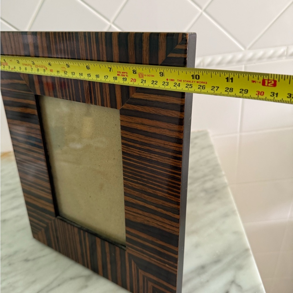 Large Brown Black Picture Frame 4 X 6 picture